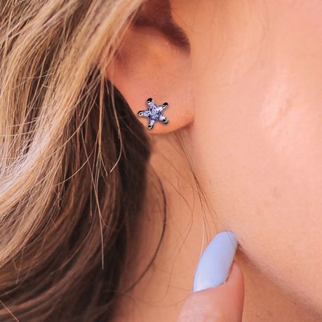 LMA Butterfly Clasp 4 Design Stud Earring Set