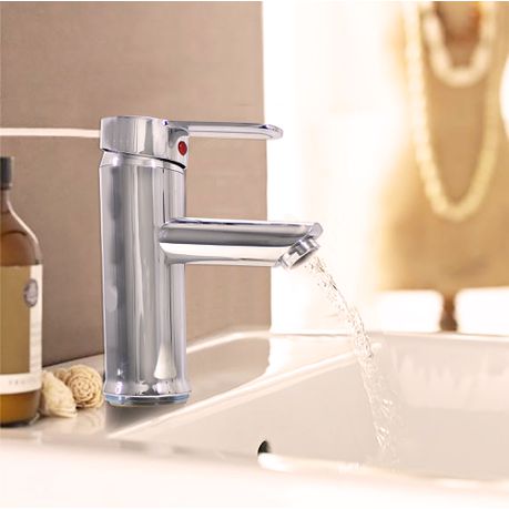 LMA Sanitaryware Elliptical Single Lever Brass Bathroom Basin Mixer