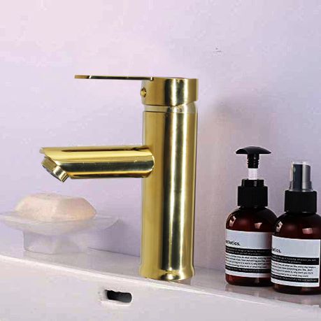 LMA Sanitaryware Elliptical Single Lever Brass Bathroom Basin Mixer
