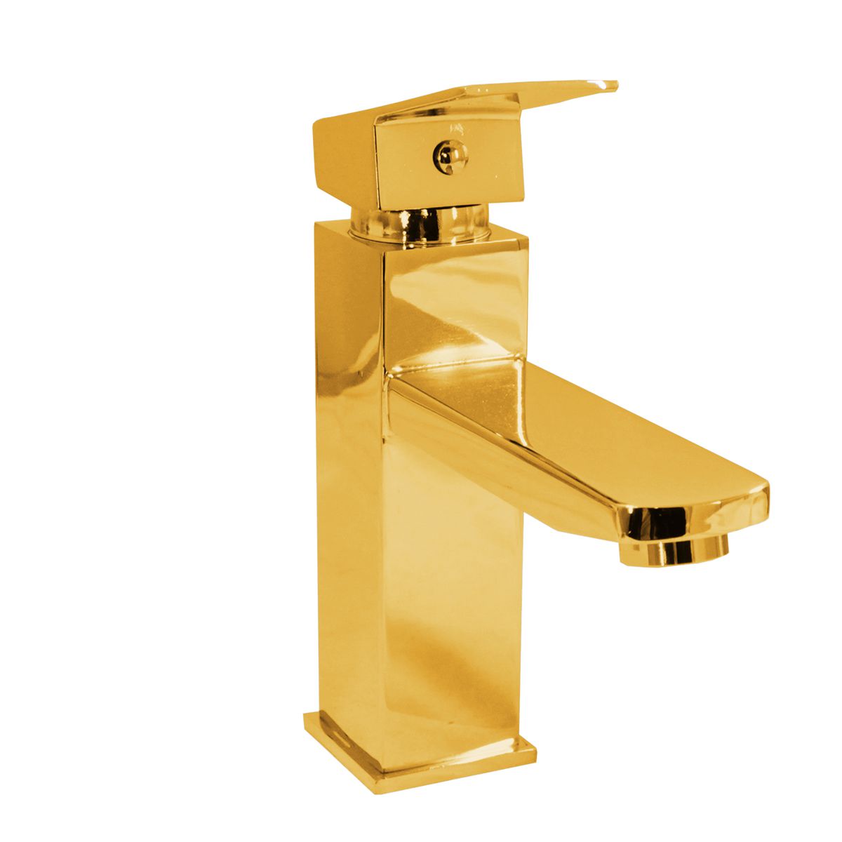 LMA Sanitaryware Square Single Lever Brass Bathroom Basin Mixer