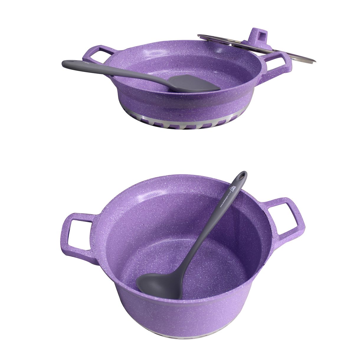 Bosch Regina Die Cast Aluminum Non-Stick 10 Piece Cookware Set & 3 Utensils