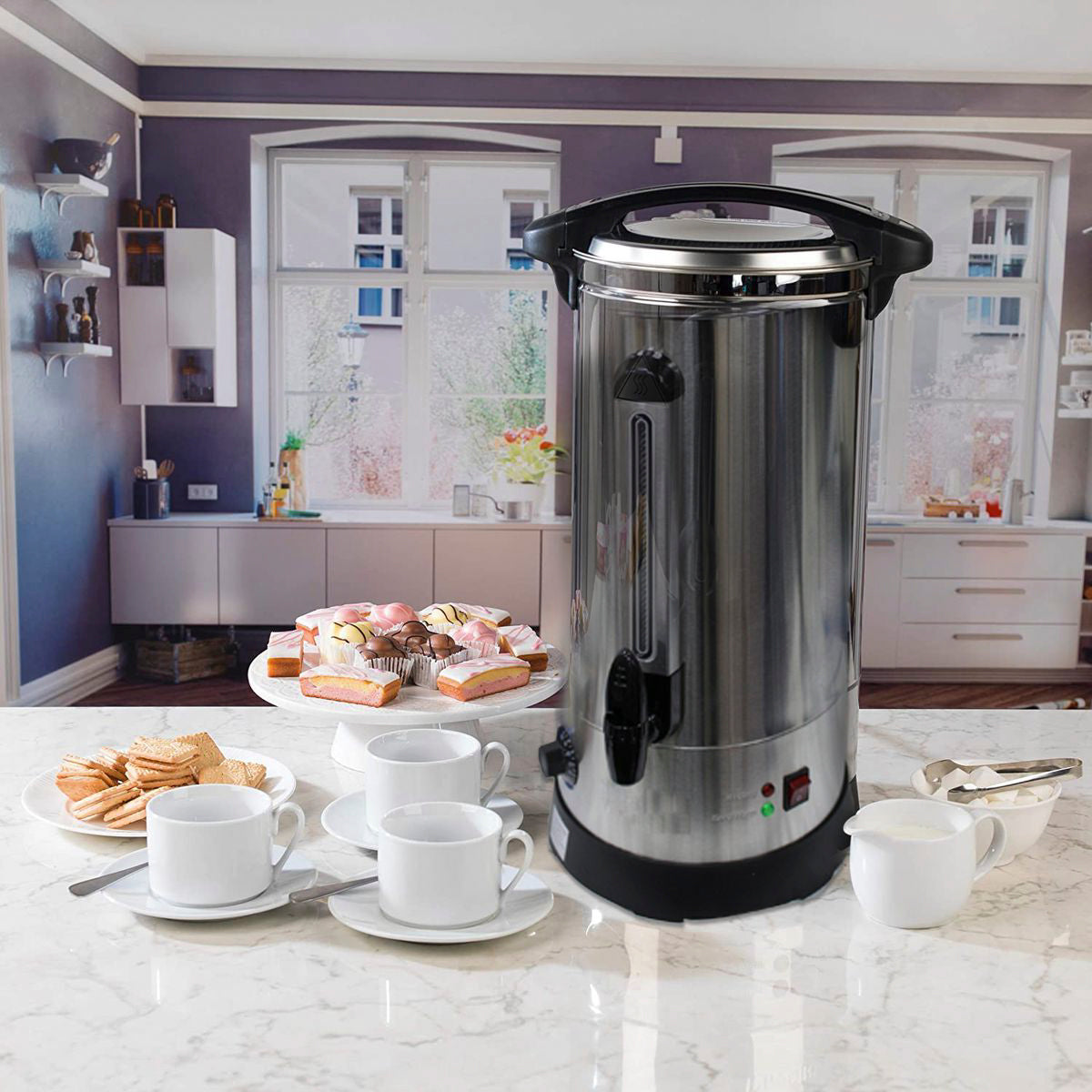 Instantly Hot Water Boiler with Faucet & Automatic Keep Warm Function