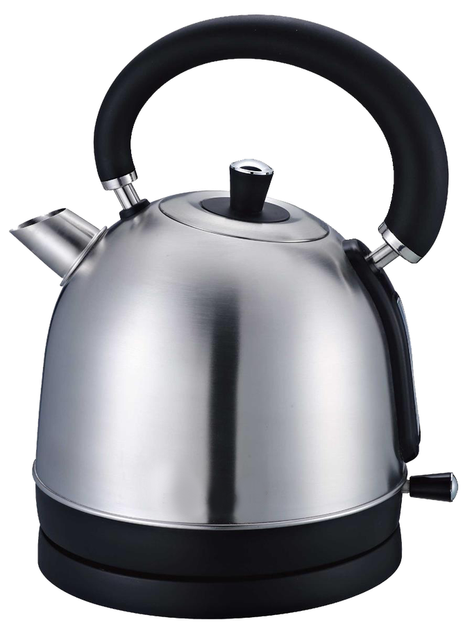 1.8L Capacity 2200W Cordless Electric Dome Kettle with Scale Filter