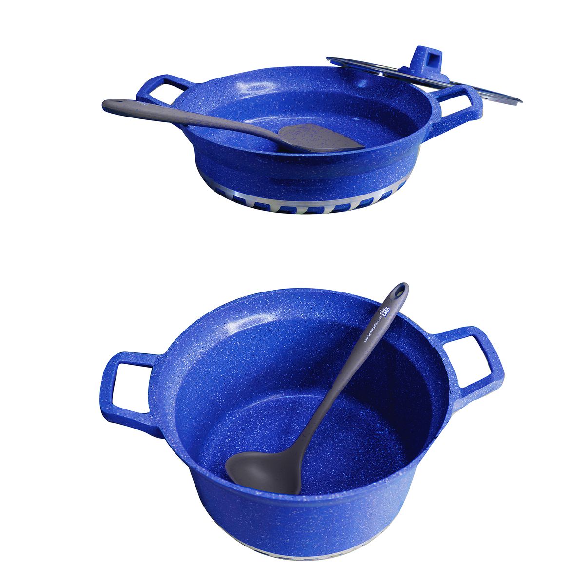 Bosch Regina Die Cast Aluminum Non-Stick 10 Piece Cookware Set & 3 Utensils