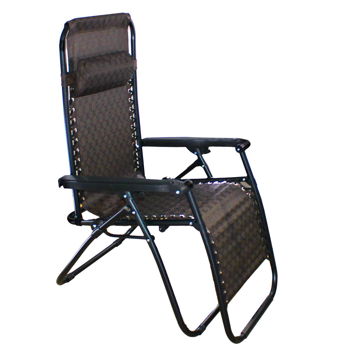 2 in 1 Zero Gravity Folding Recliner & Deck Chair with Removable Headrest