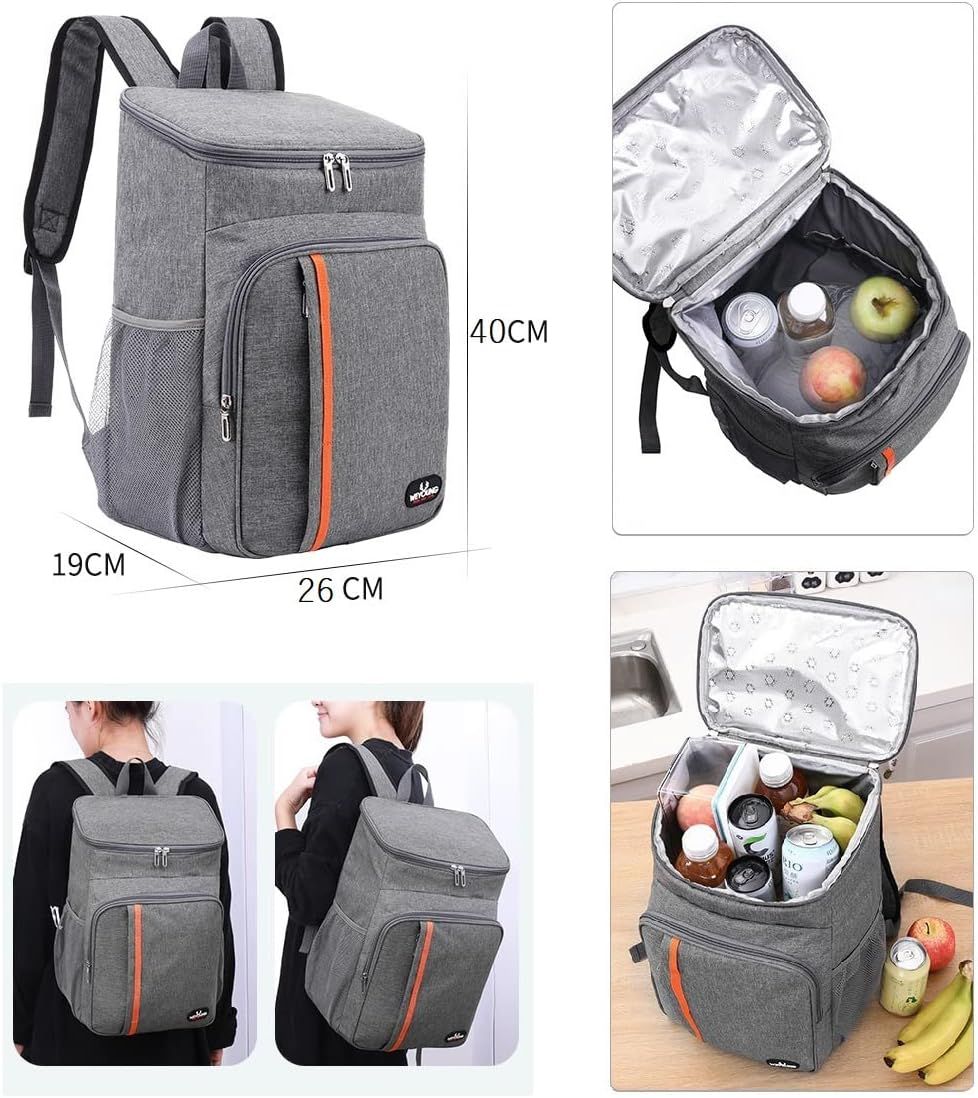15 Liter Insulated Leakproof Cooler Picnic Backpack with Waterproof Line