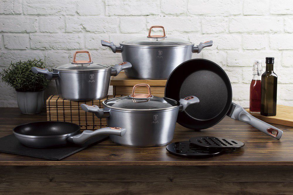 Berlinger Haus 10-Piece Cookware Set - Moonlight Collection