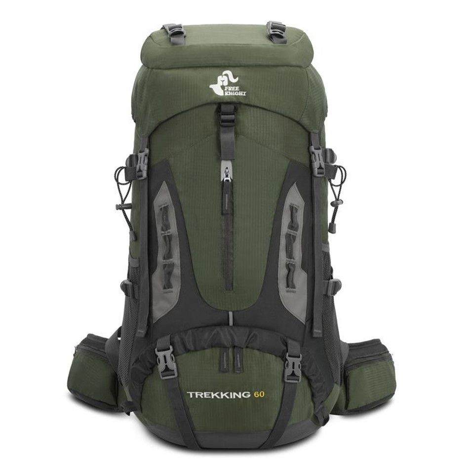 Free Knight FK0397 60L Water Resistant Camping Backpack with Rain Cover