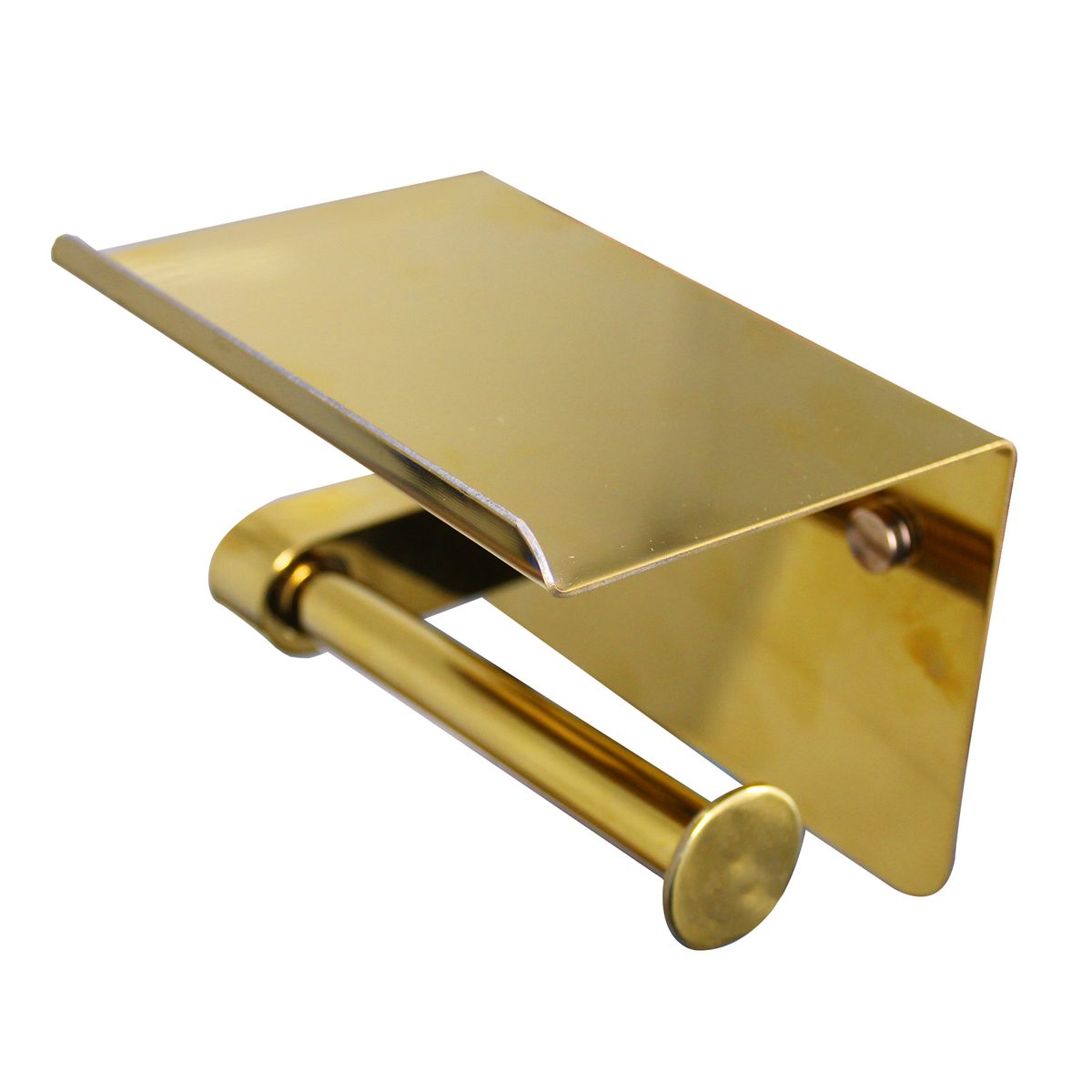 Stainless Steel 1 Roll Toilet Paper Holder with Cellphone Tray