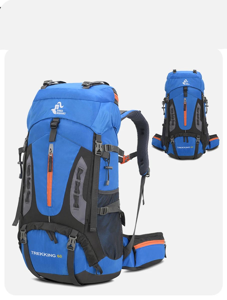 60l unisex free knight outdoor waterproof hiking camping backpack 2025