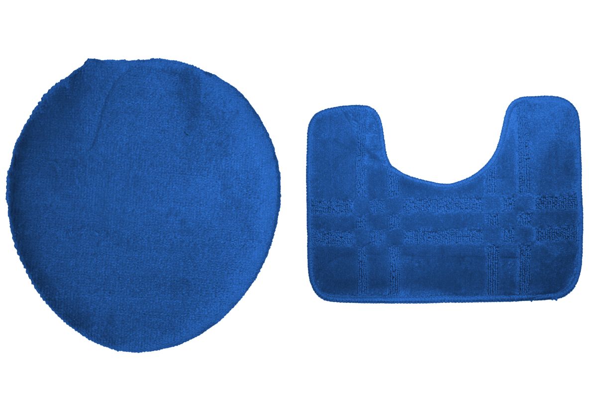 50x80cm 3 Piece Turkish Toilet Cover & Mat Set with PVC Non-Slip Backing