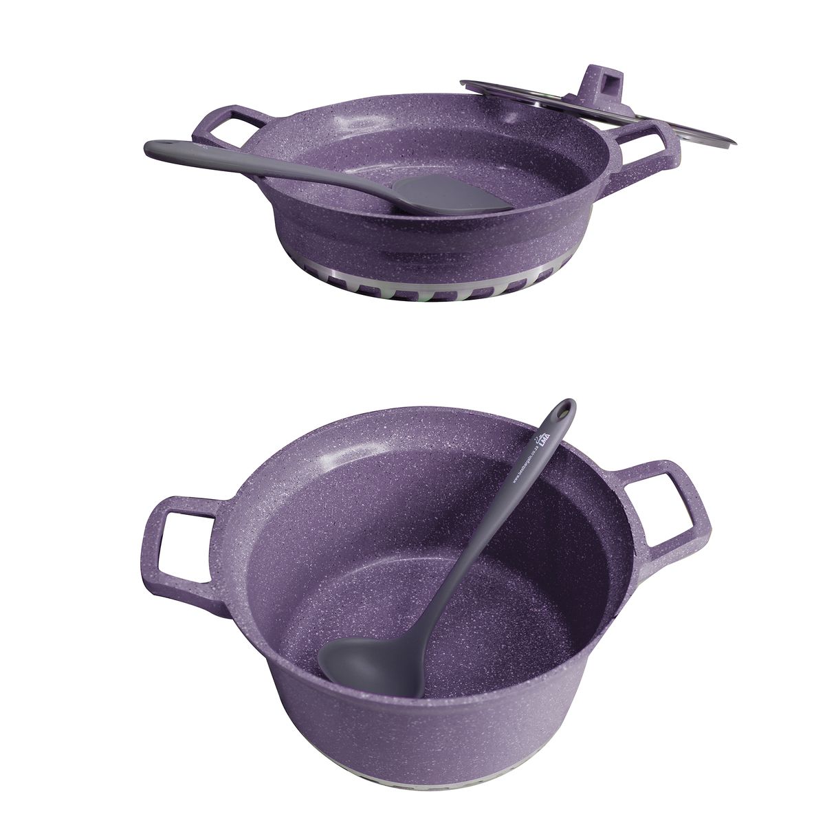 Bosch Regina Die Cast Aluminum Non-Stick 10 Piece Cookware Set & 3 Utensils