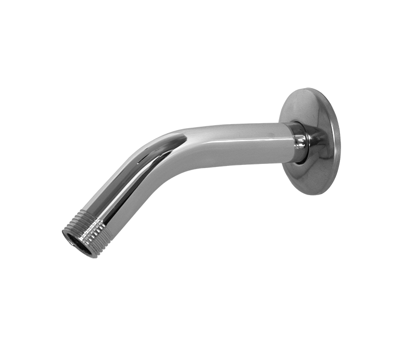 LMA Branded 16cm Wall-Mounted Round Shower Arm with Flange