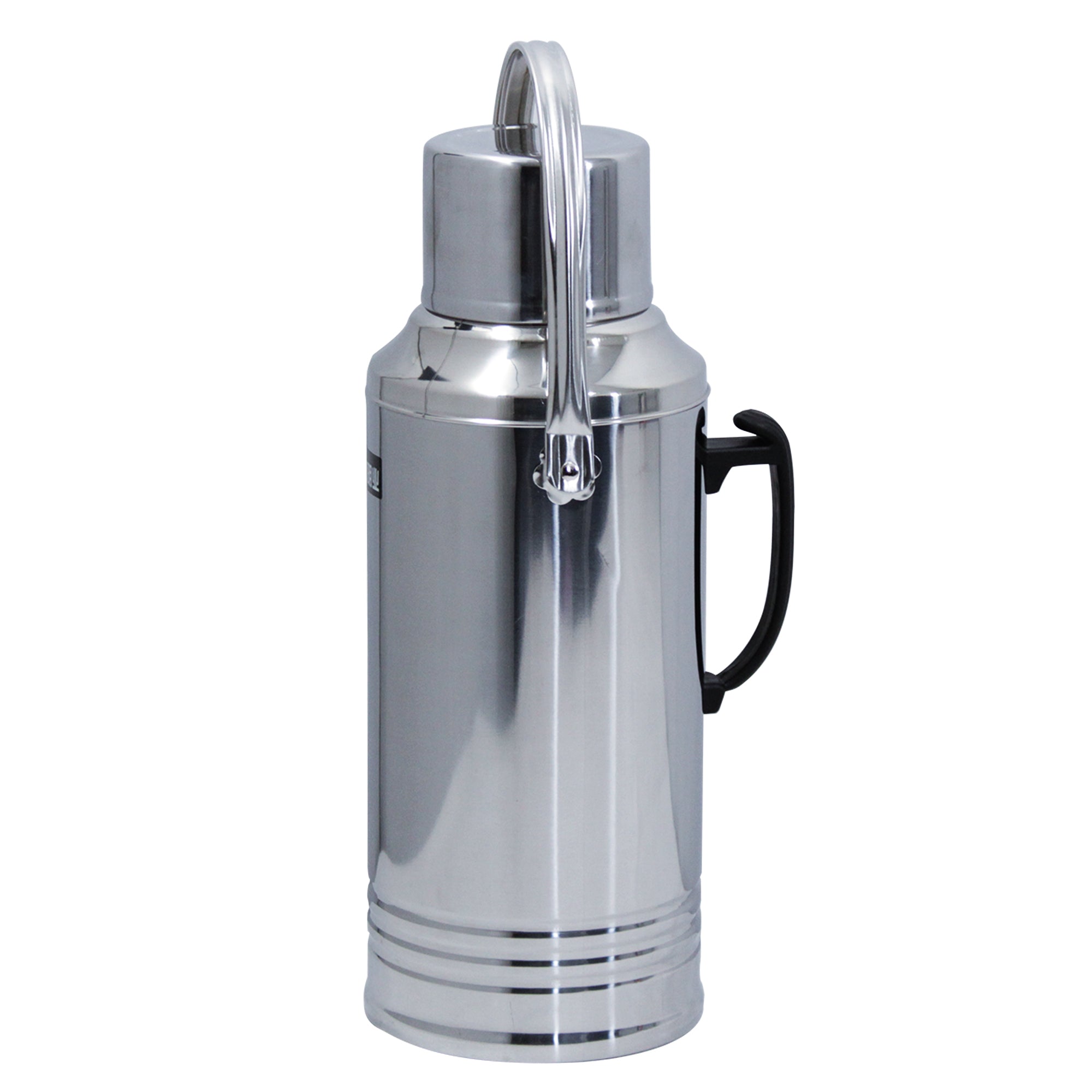 3.2L Steel Glass-Inner Vacuum Insulated Flask and 3L Stovetop Whisting Kettle