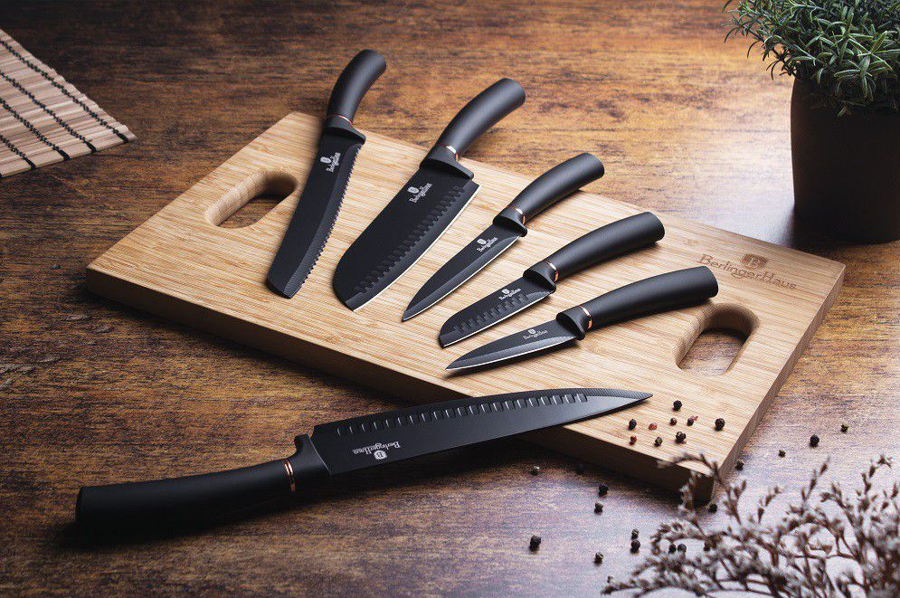 Berlinger Haus 6 Piece Knife Set Black Rose