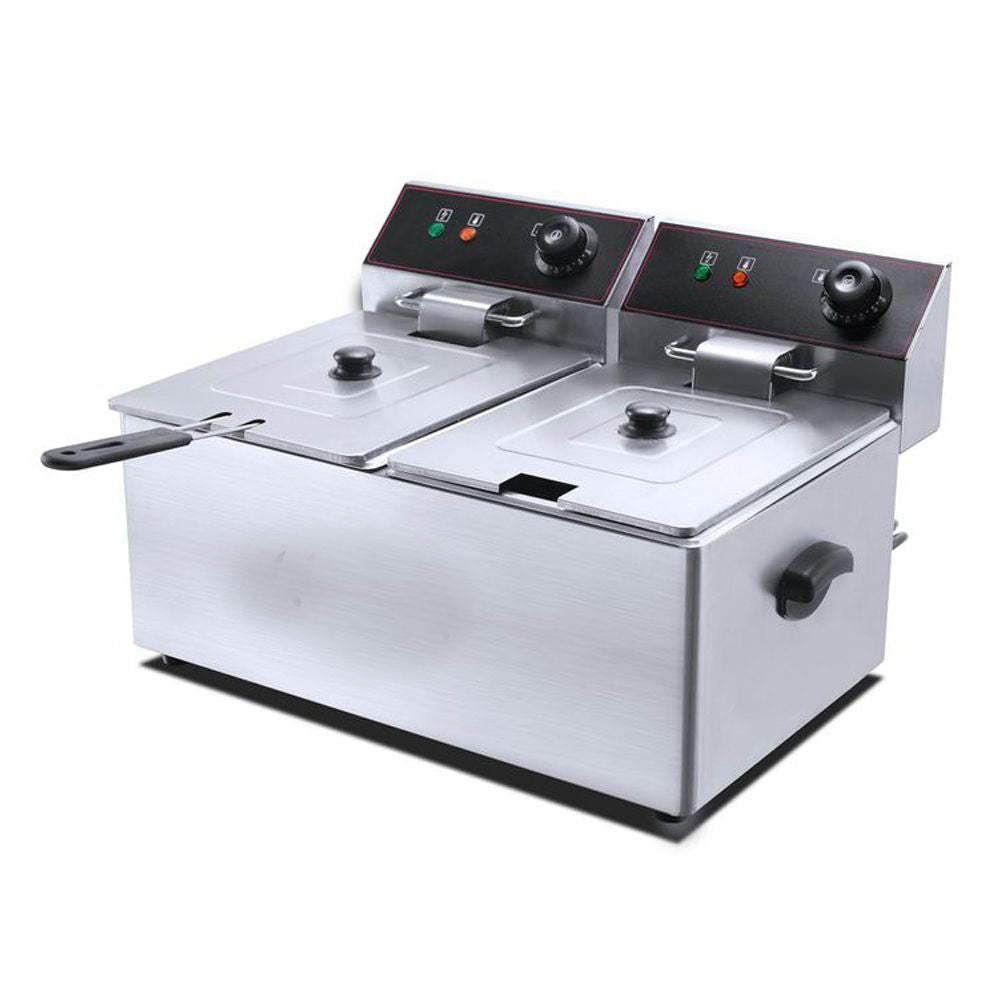 22L Commercial Grade Stainless Steel Electric Fryer