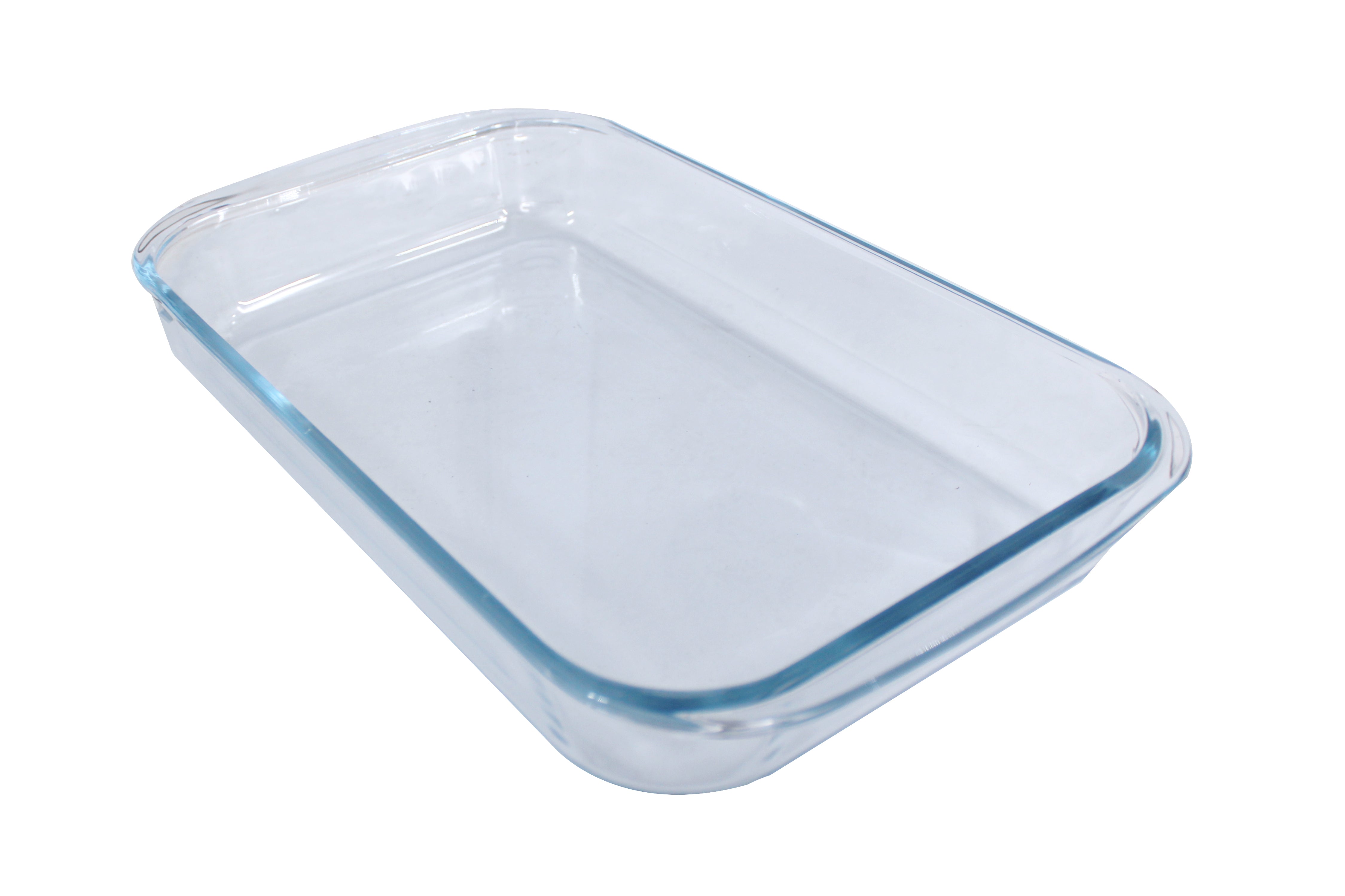 Rectangular Glass Oven-Safe Baking Roasting & Casserole Dish Set 1L & 2.2L