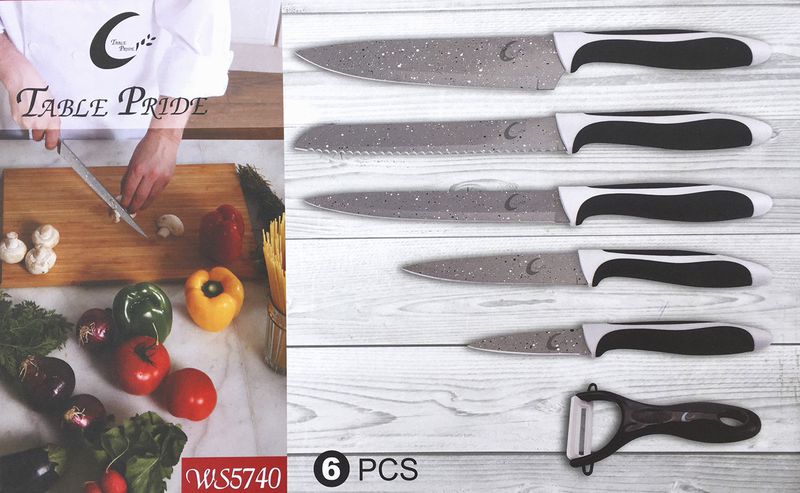 Stainless Steel 6 Piece Knife Set