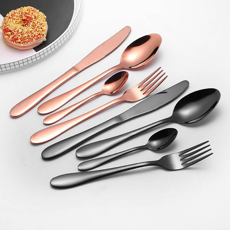 LMA 24 Piece Cutlery Set & Golden Storage Case