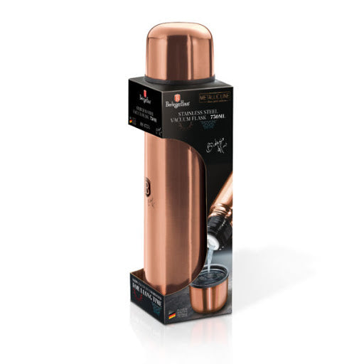 Berlinger Haus 750ml Professional Thick Walled Flask Rose Gold