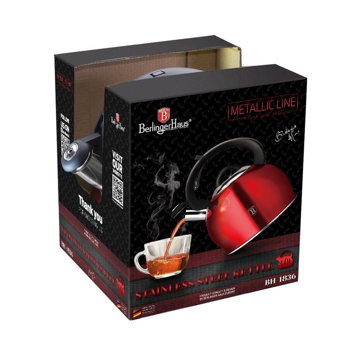 Berlinger Haus Stainless Steel 3.0L Stove top Kettle