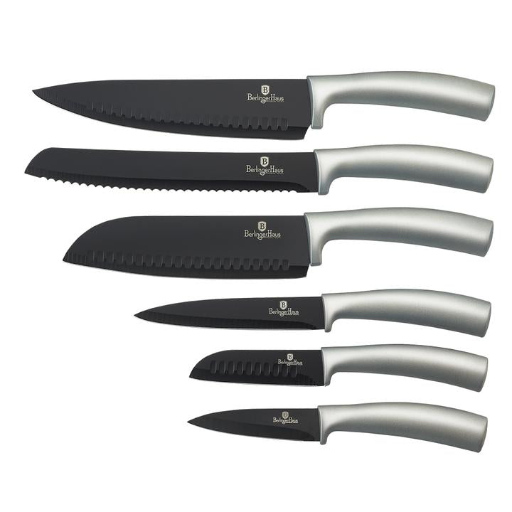 Berlinger Haus 6 Piece Knife Set-Black Royal Collection