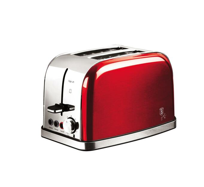 Berlinger Haus 2 Slice Toaster - Burgundy Metallic Line