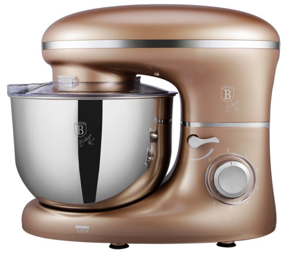 Berlinger Haus 1300W Heavy Duty Kitchen Machine Stand Mixer - Rose Gold Metallic