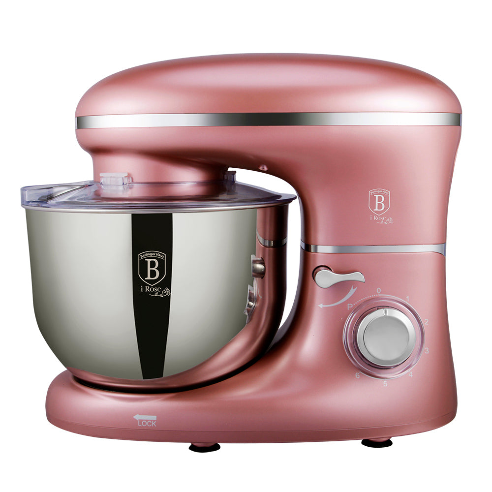 Berlinger Haus 1300W Heavy Duty Kitchen Machine Stand Mixer - i-Rose Edition