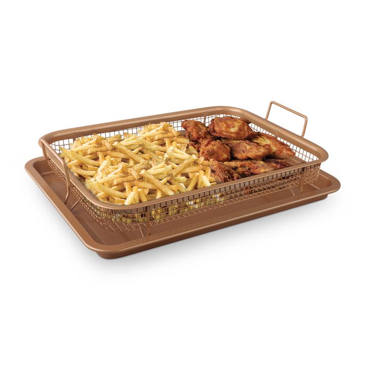 Blaumann 2 Piece Crispy Baking Tray with Metal Basket Le Chef Collection