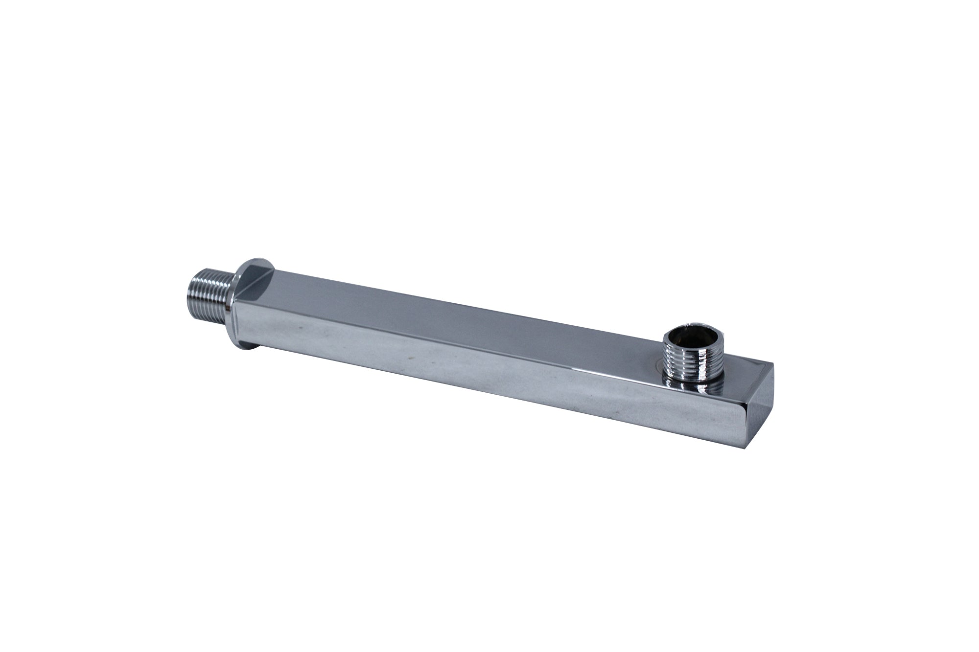 LMA Branded Wall-Mounted Rectangular Shower Arm with Flange