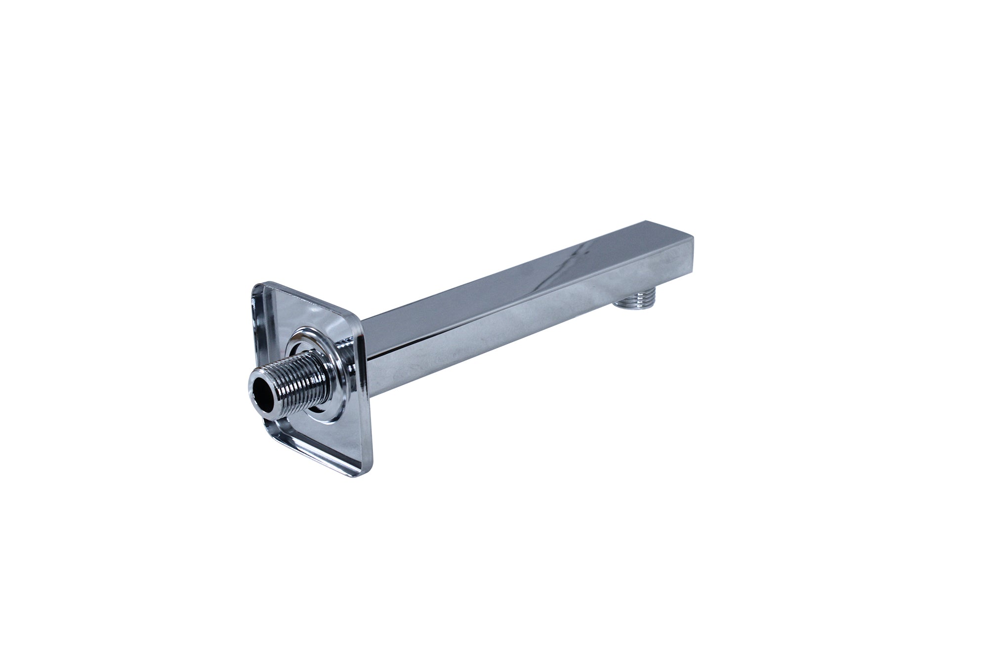 LMA Branded Wall-Mounted Rectangular Shower Arm with Flange