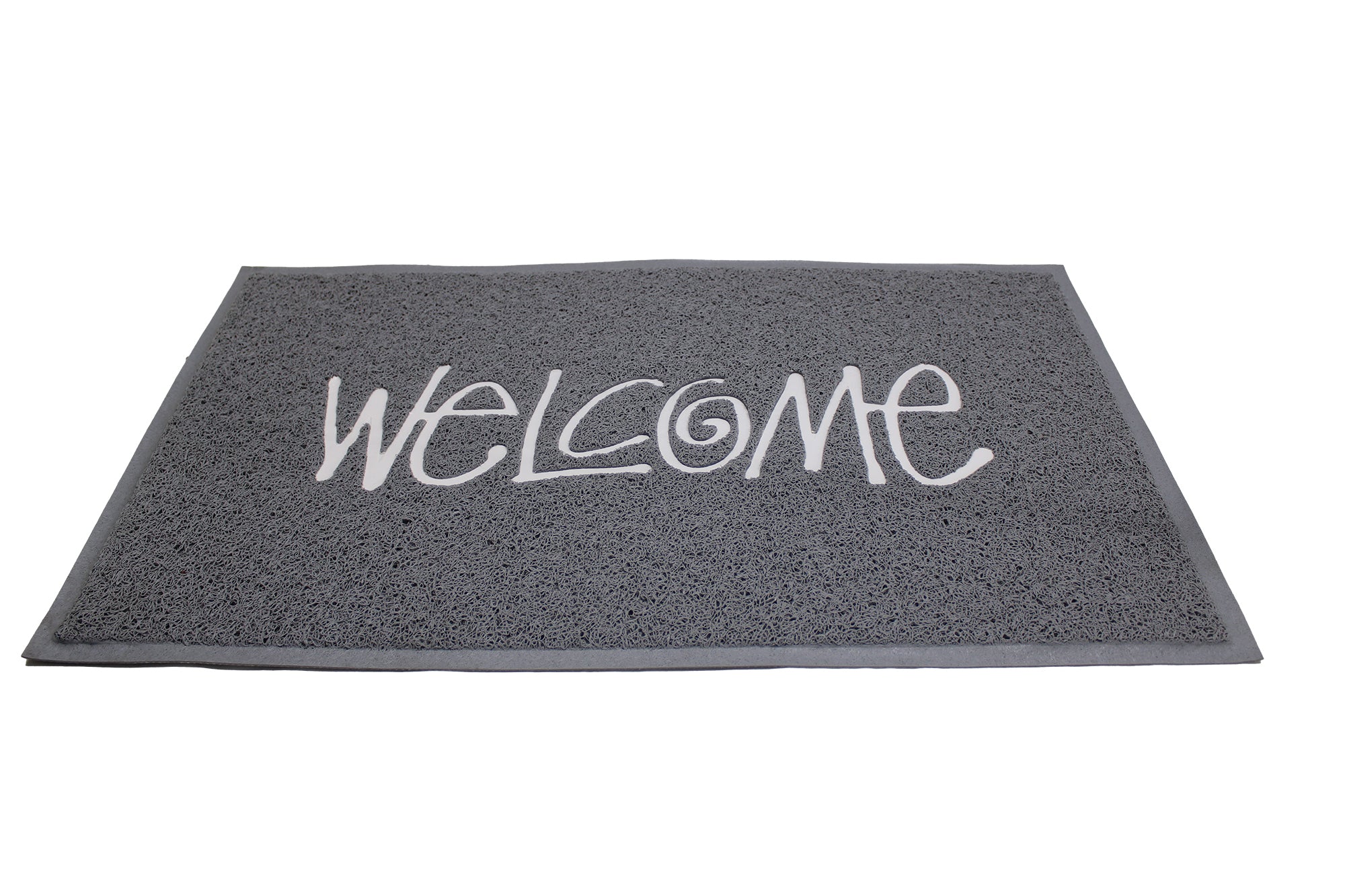 75cm x 45cm Washable Synthetic Mesh Floor Mat - Embossed Welcome