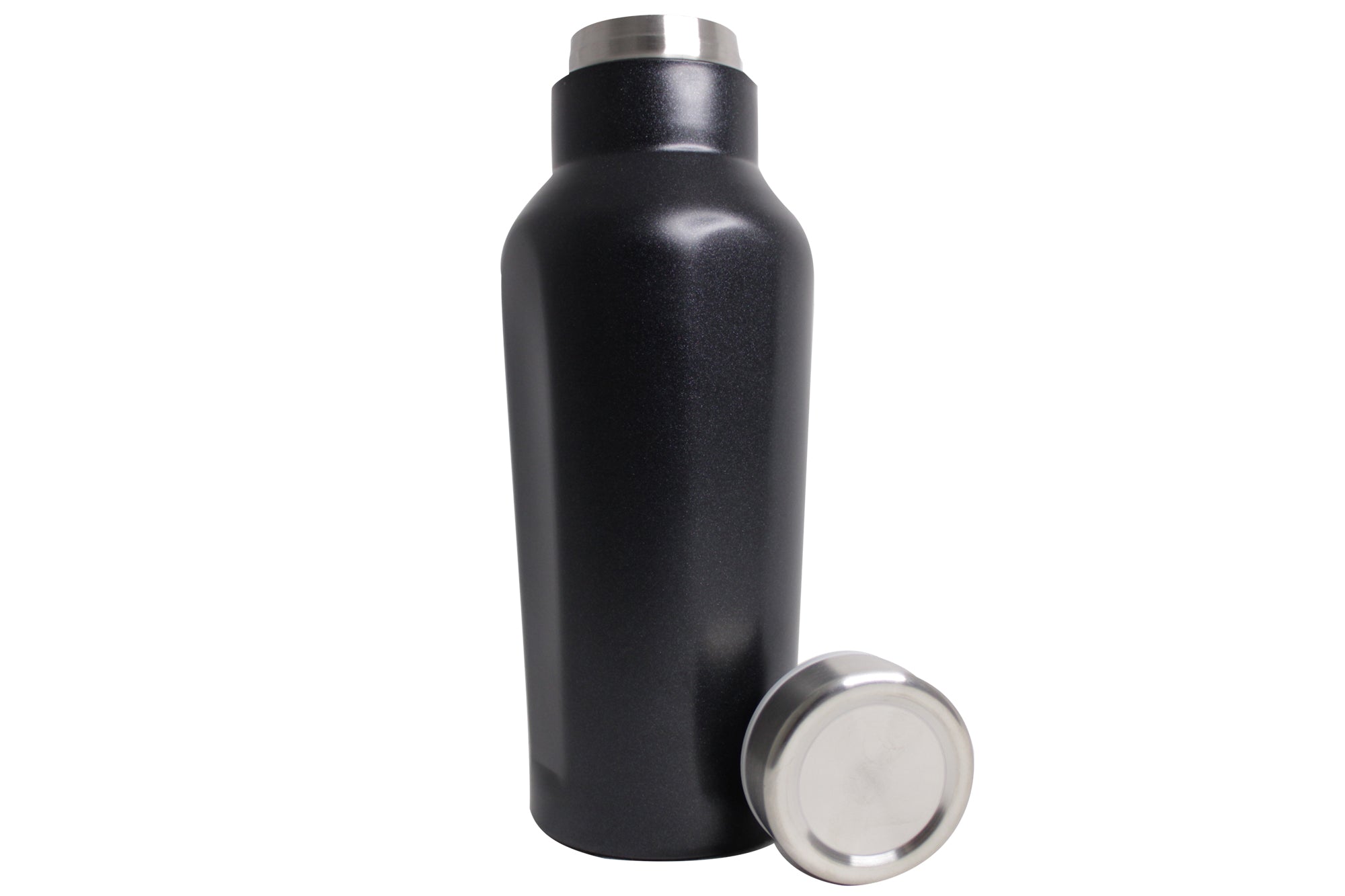 Vacuum Insulated Hot and Cold Stainless Steel Bottle - Matte Black - 360ml