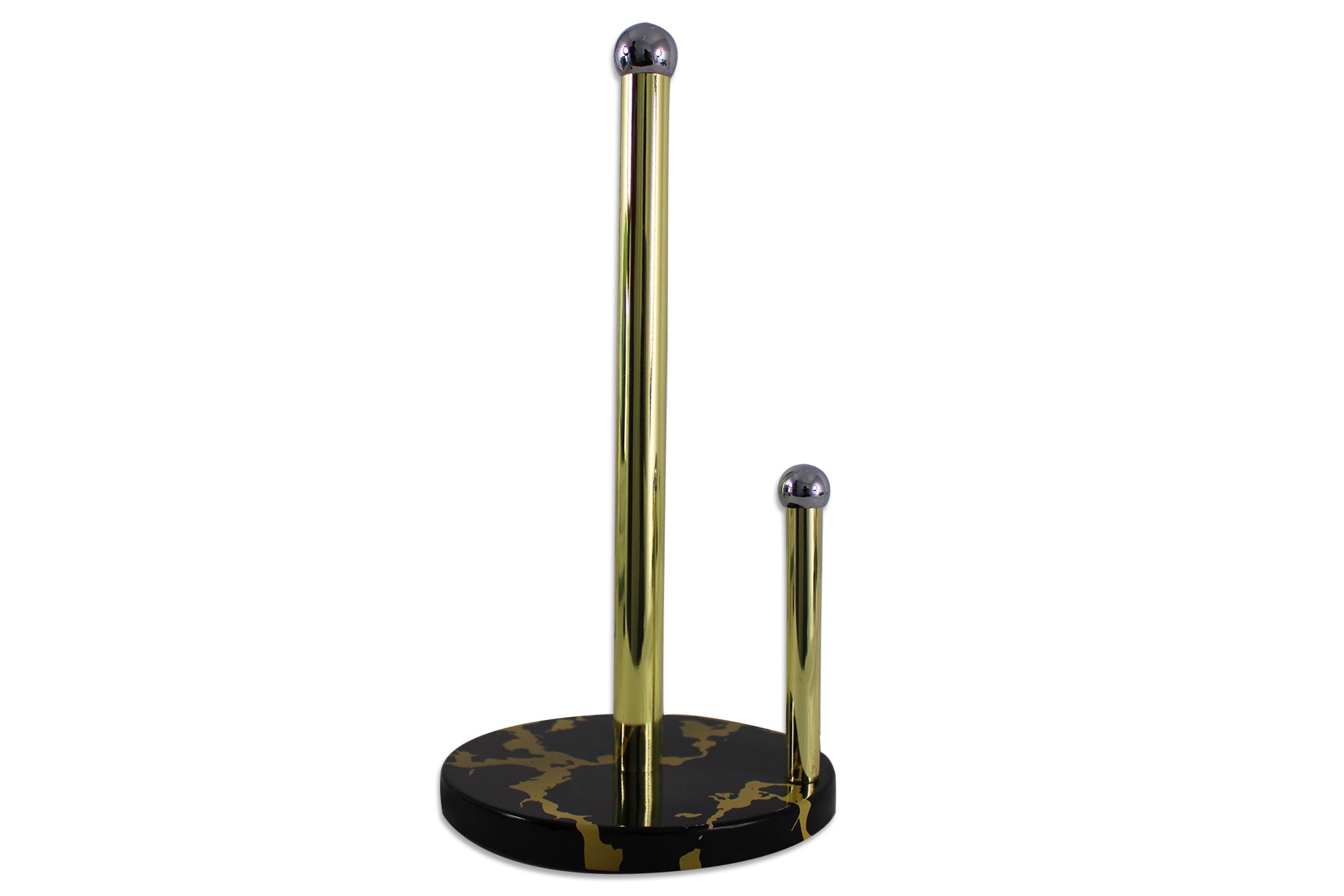 Weighted Stainless Steel Counter Top Paper Towel Holder - Marble