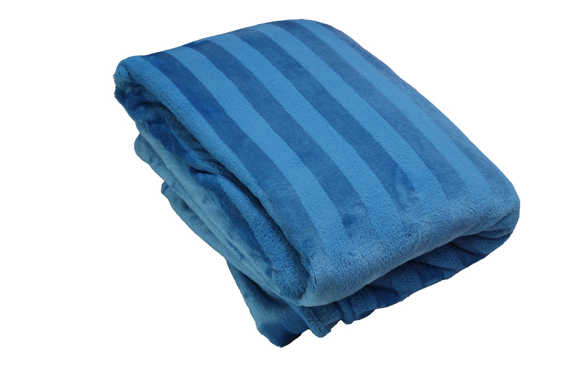 200cm x 150cm Suede Polyester Fleece Blanket - Striped