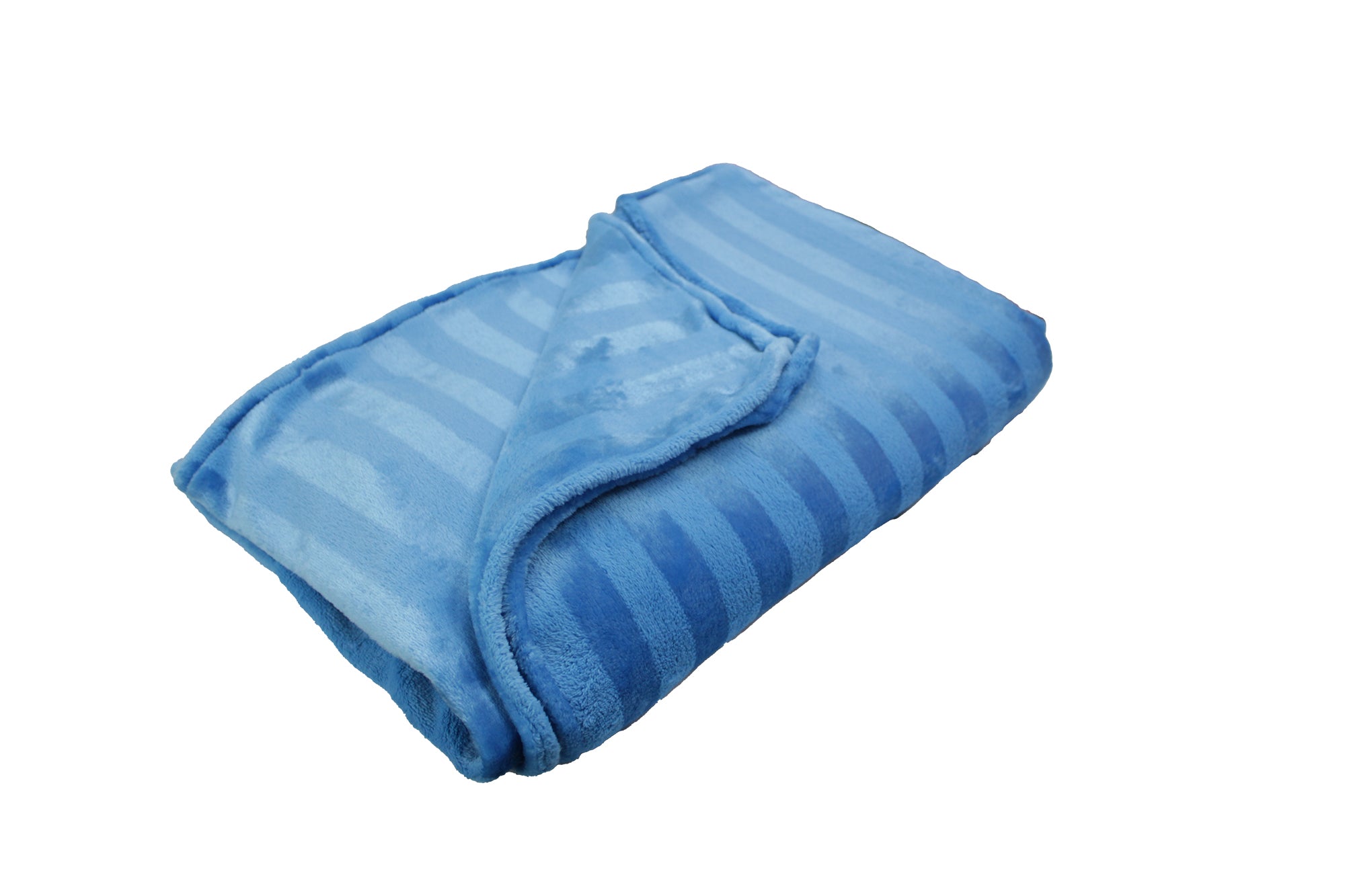 200cm x 150cm Suede Polyester Fleece Blanket - Striped