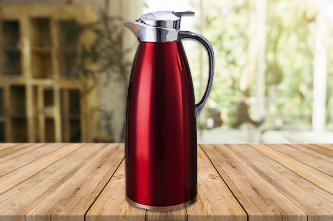 1.9 Liter Hot and Cold Vacuum Encased Carafe Flask