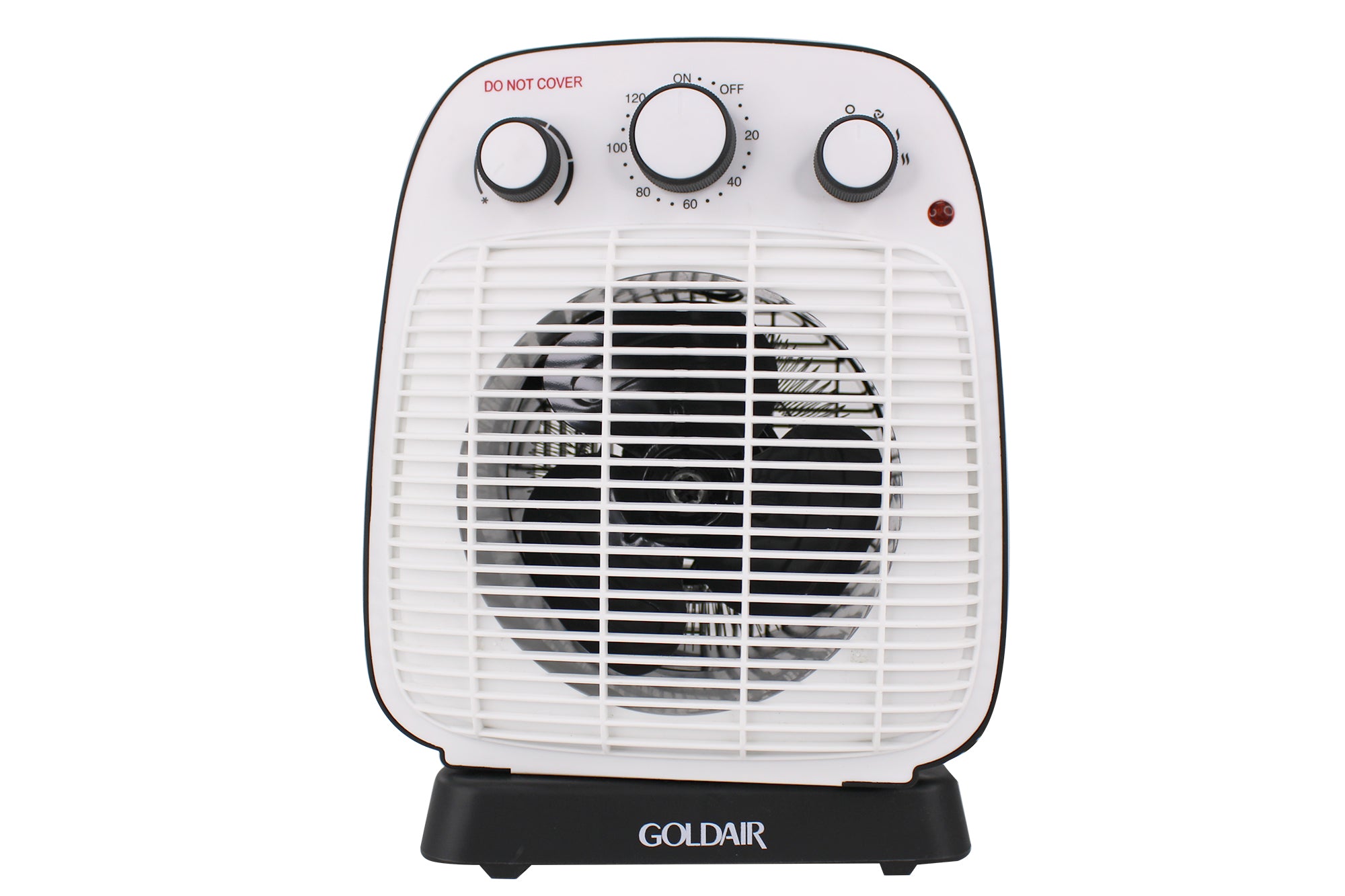 Goldair 2000W Space Fan Heater with Timer & Tip-Over Switch - GFH-2020