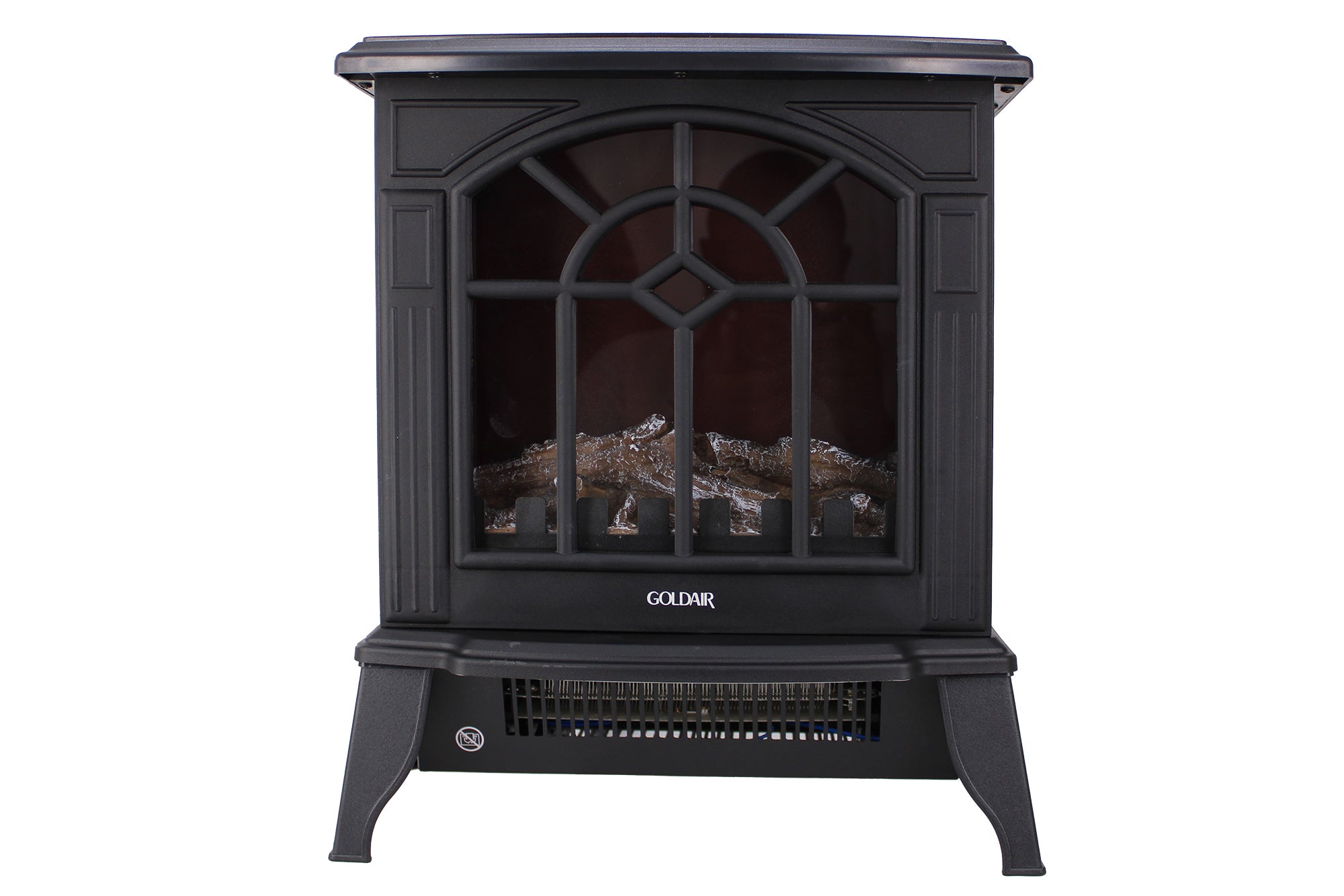Goldair 2000W Upright Fireplace Electric Heater - GFH-46