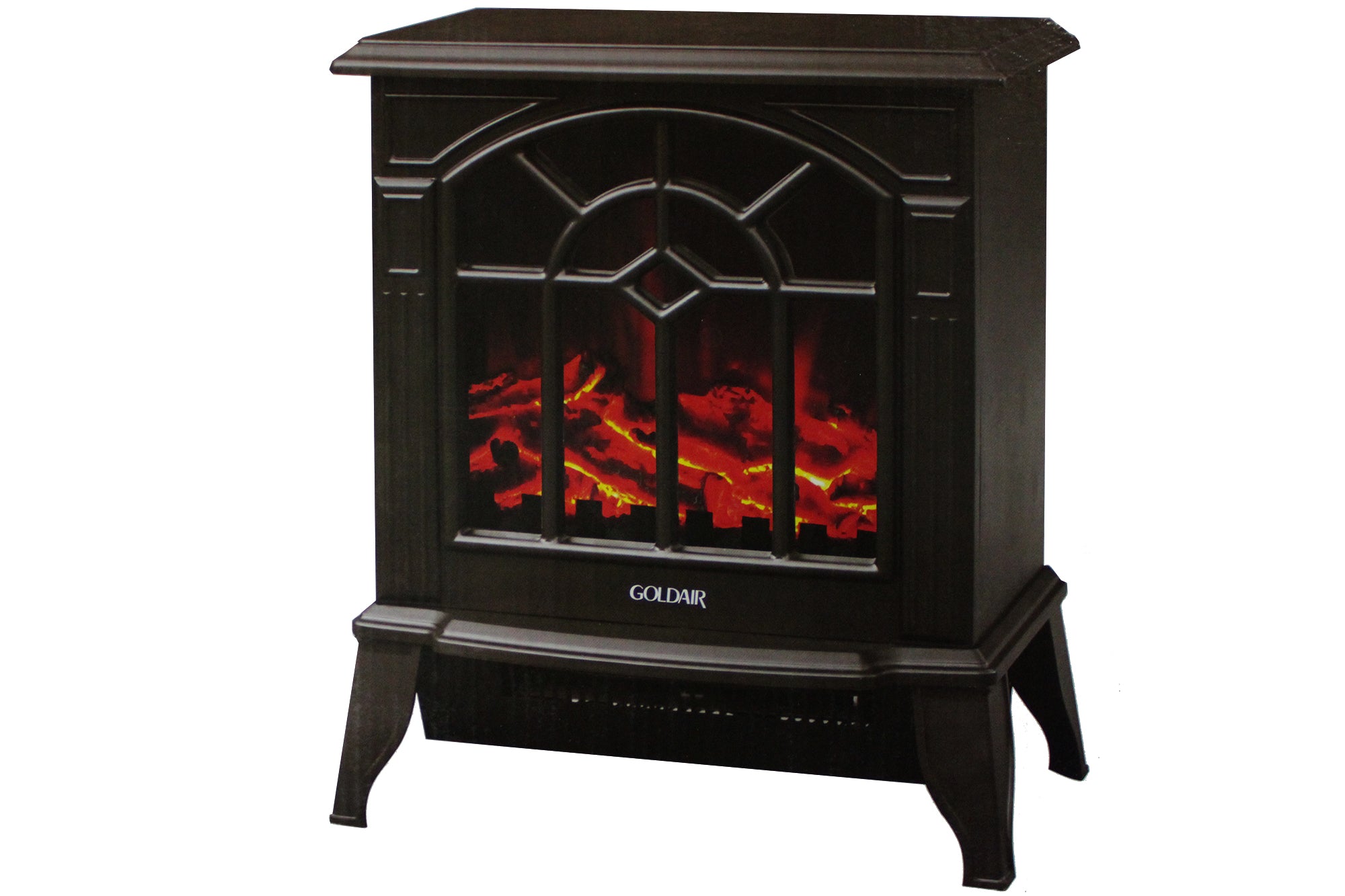 Goldair 2000W Upright Fireplace Electric Heater - GFH-46