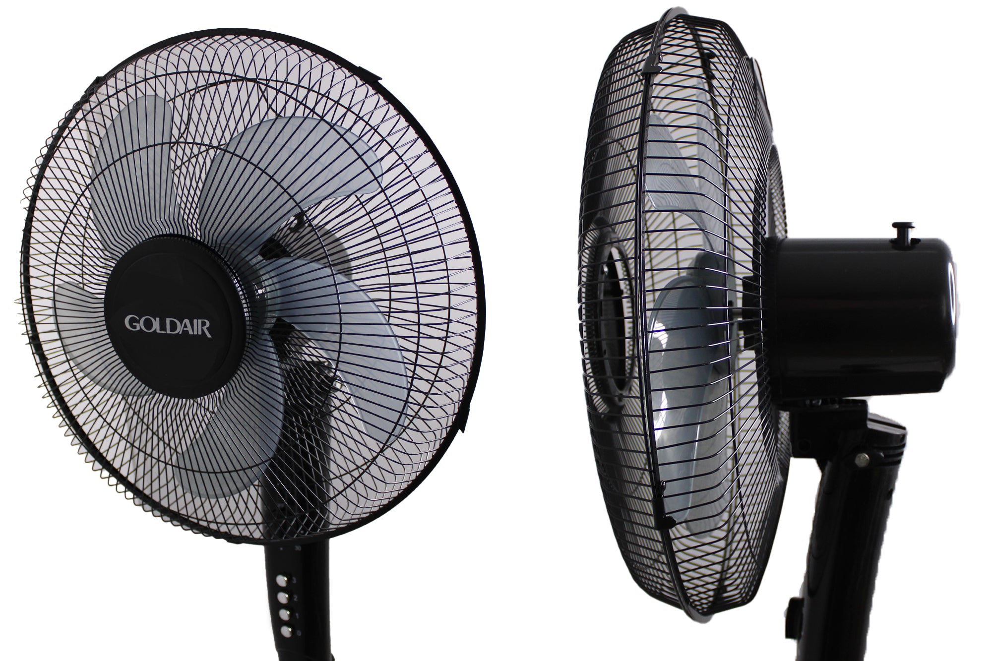 Goldair 16 Inch Oscillating Pedestal Fan with Run Soft Blades GPF-40T