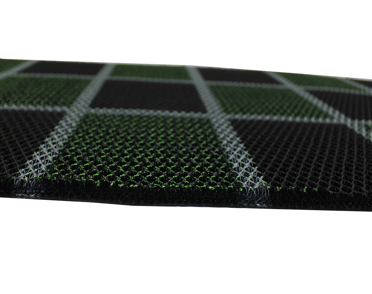 75cmx44cm Water Resistant Abrasive Fiber Checkered Floor Mat