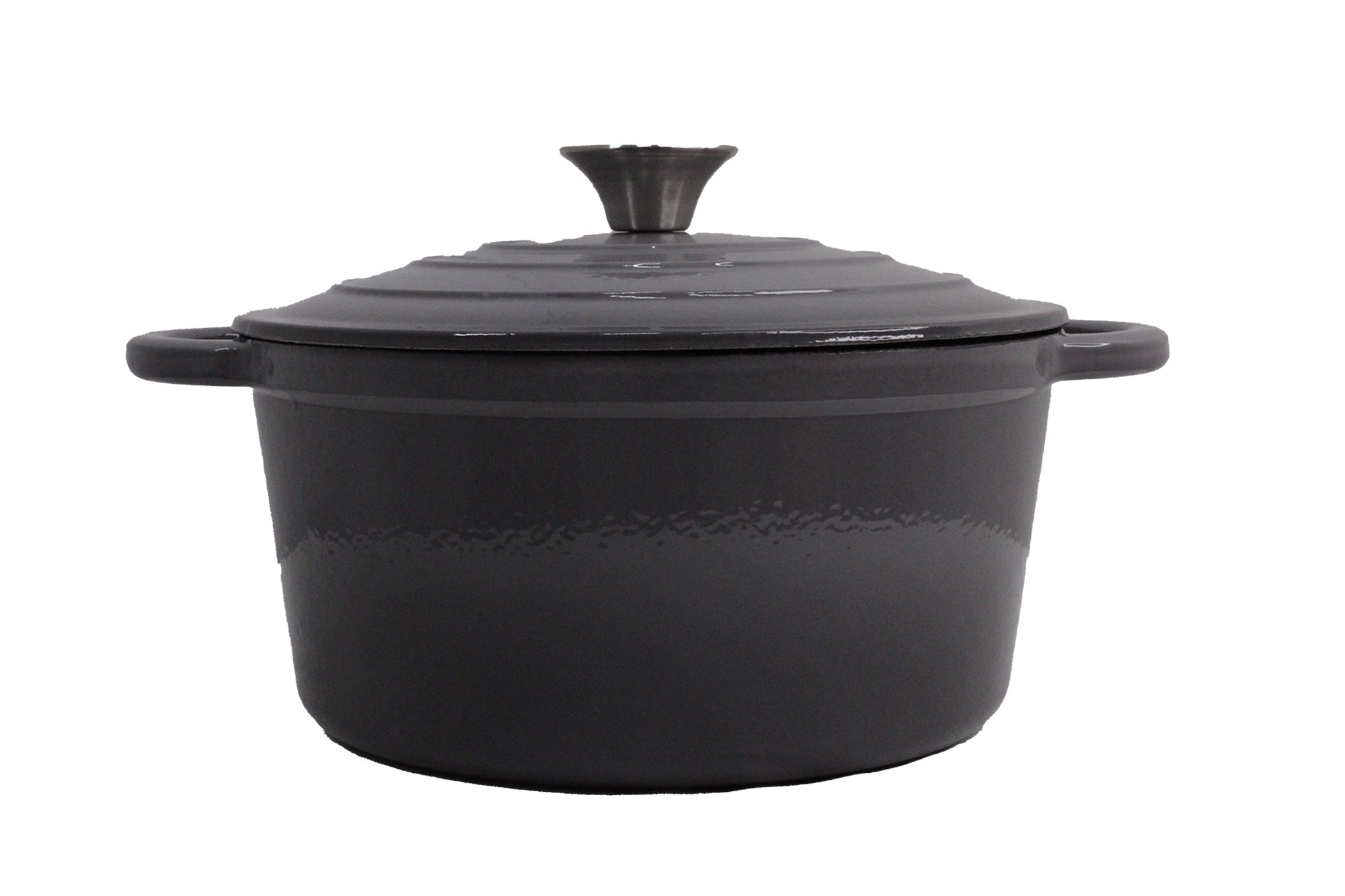 Leo 7 Piece Authentic Dutch-Oven Cast Iron Cookware Set - Ash