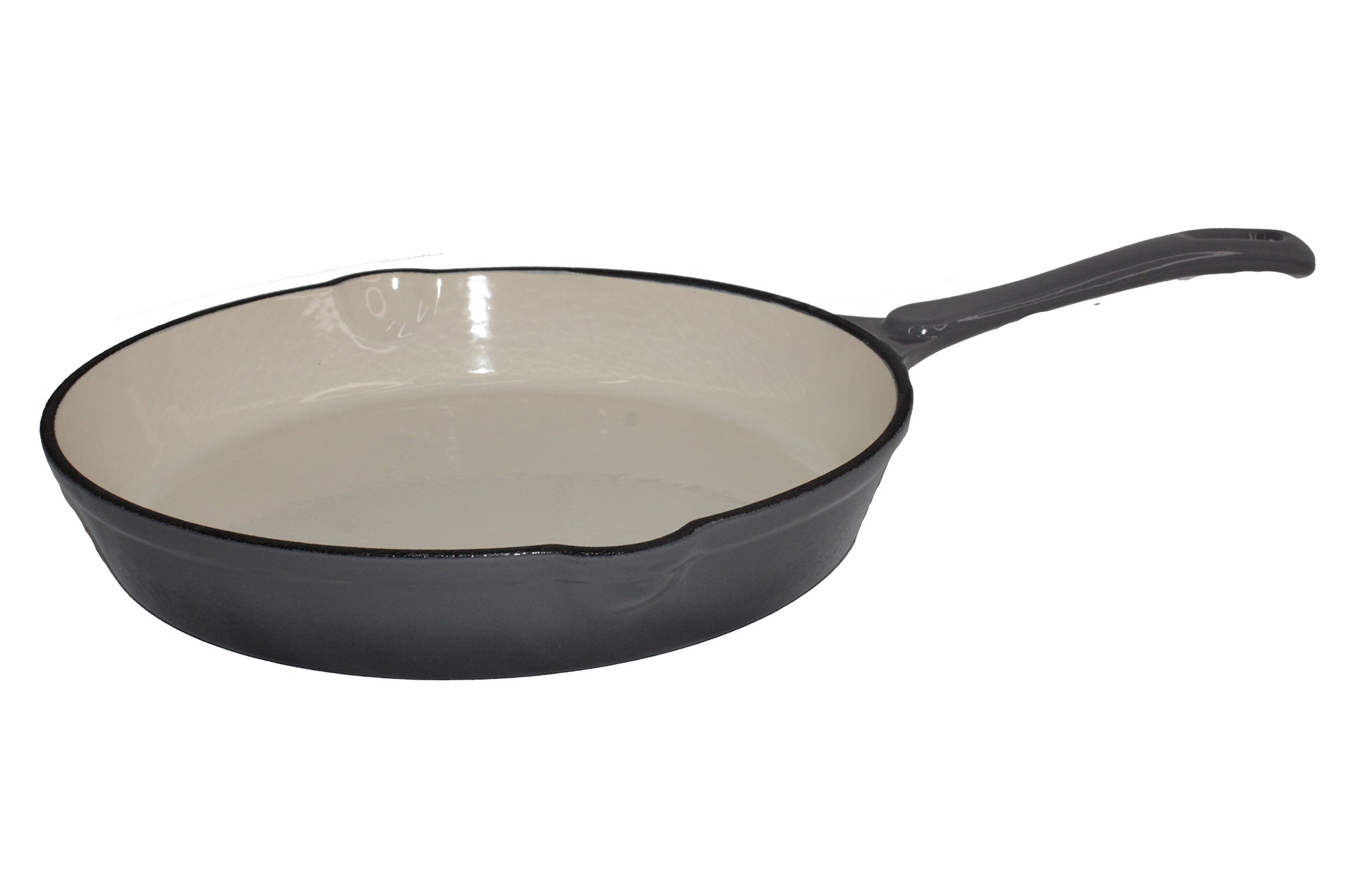 Leo 7 Piece Authentic Dutch-Oven Cast Iron Cookware Set - Ash