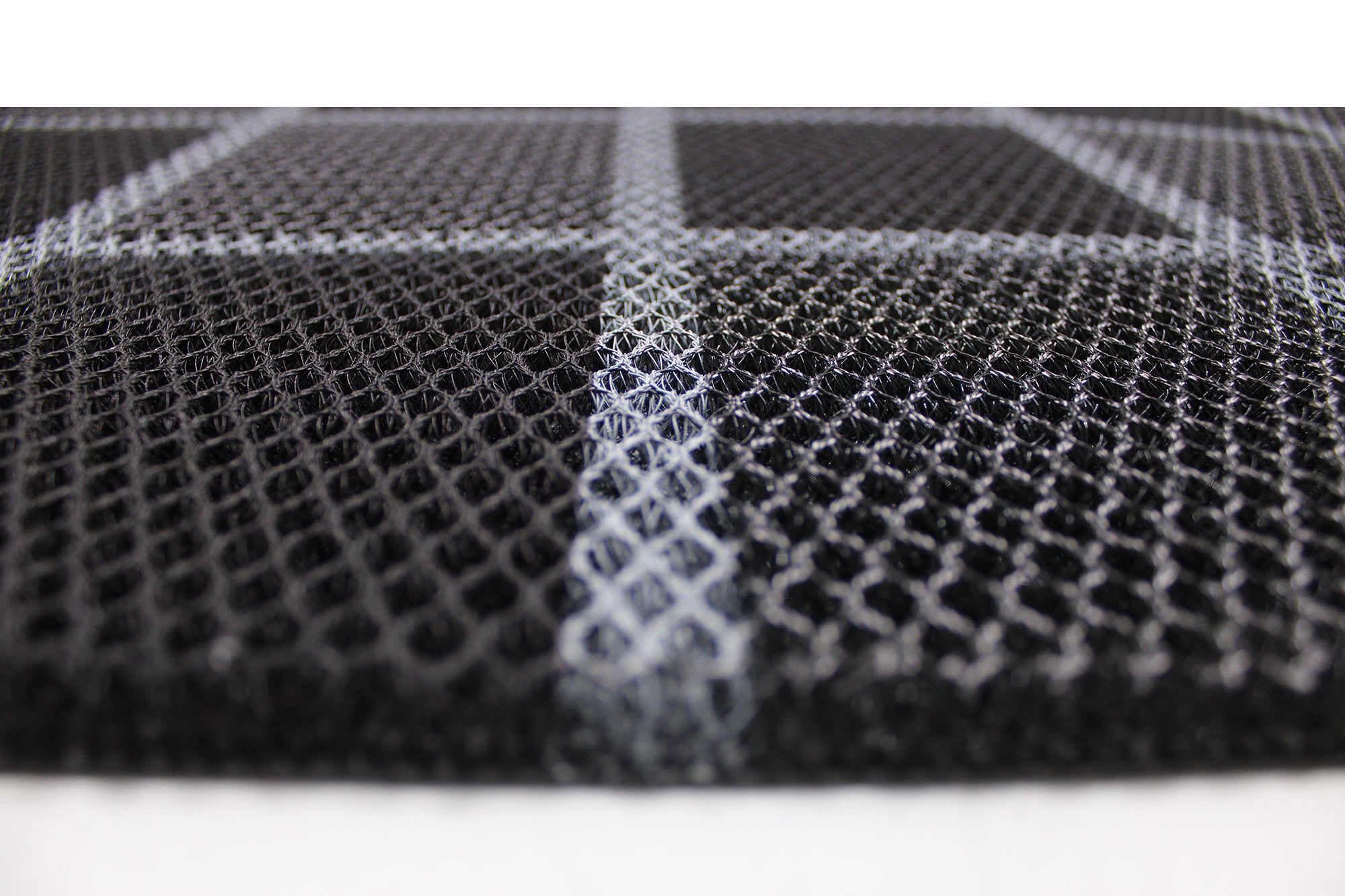 75cmx44cm Water Resistant Abrasive Fiber Checkered Floor Mat