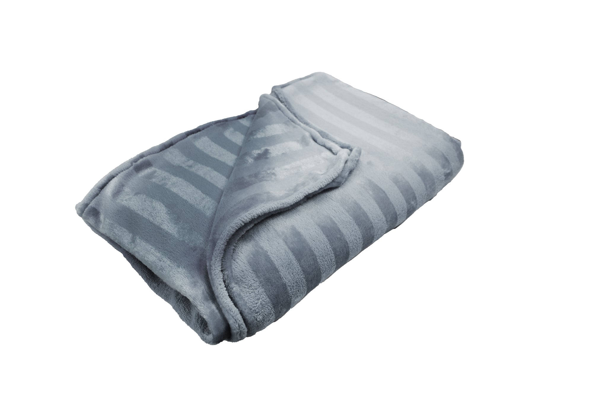 200cm x 150cm Suede Polyester Fleece Blanket - Striped