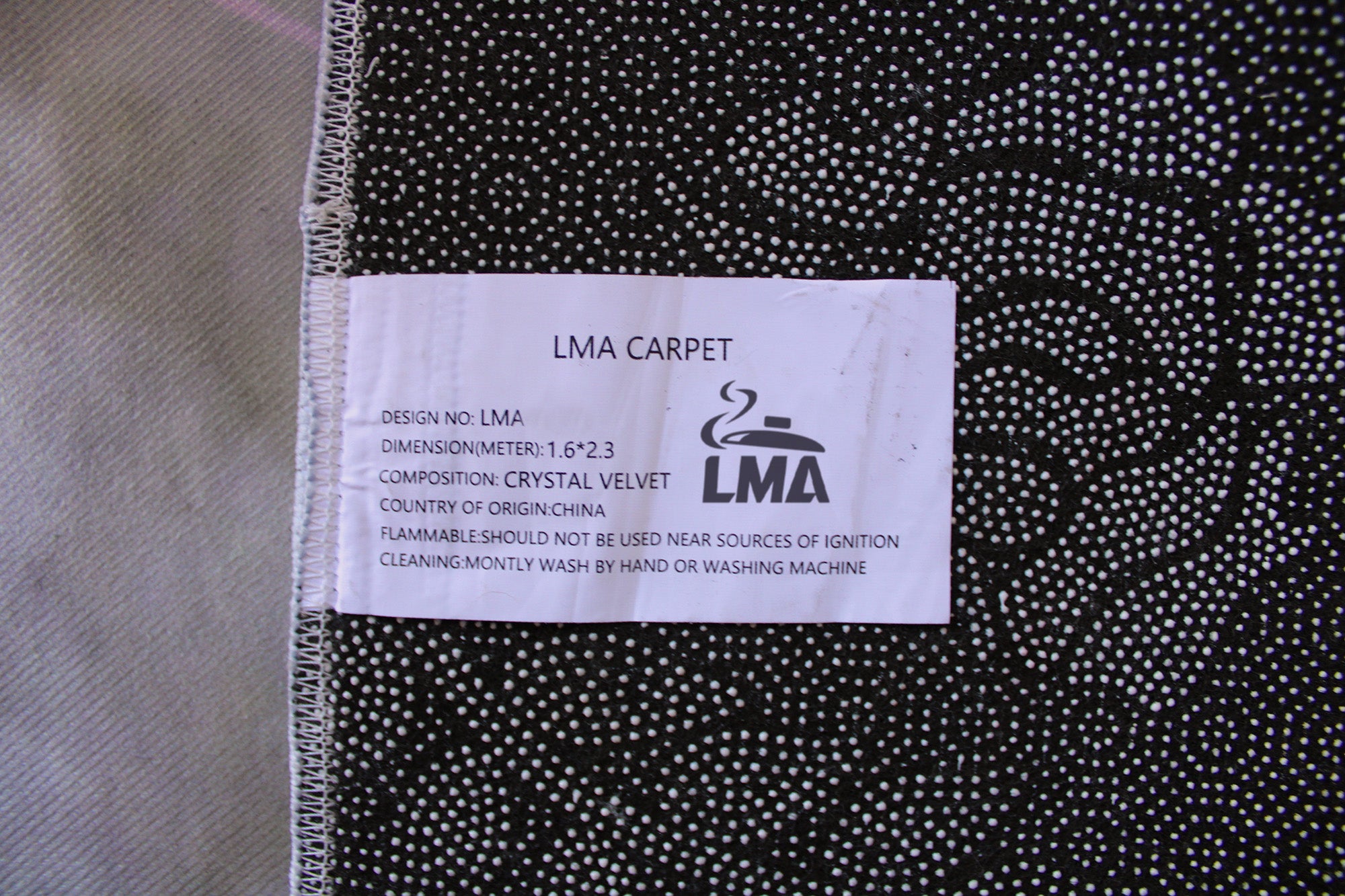 230cmx160cm LMA Authentic 3D Design Rug Printed - 12