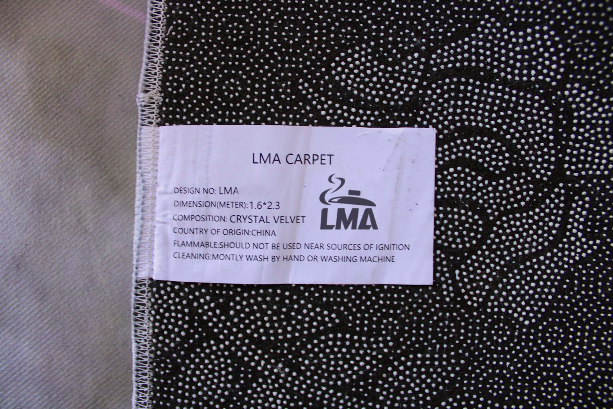 230cmx160cm LMA Authentic 3D Design Rug Printed - NR24