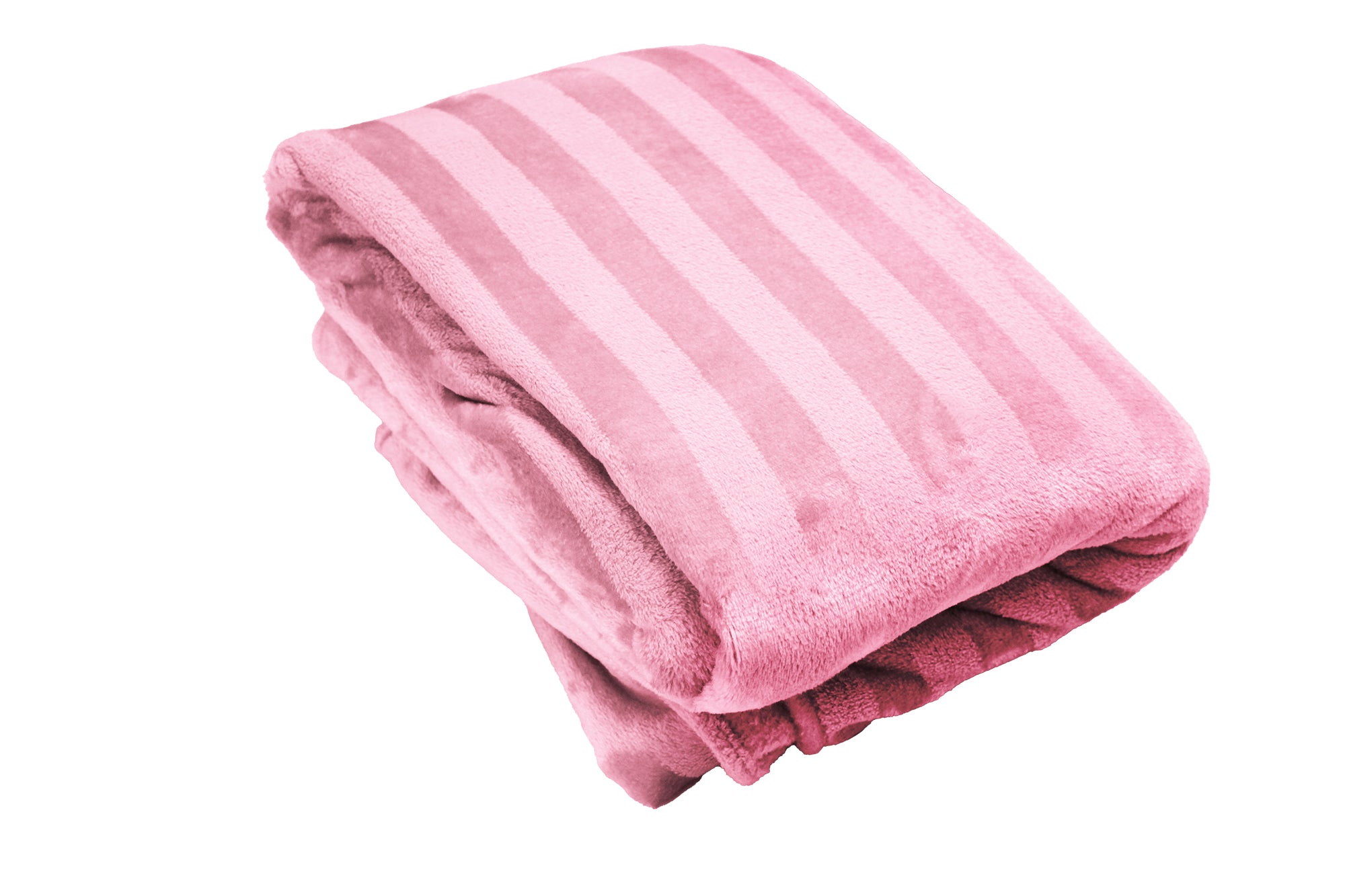 200cm x 150cm Suede Polyester Fleece Blanket - Striped
